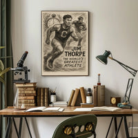 Jim Thorpe Legendary Athlete Jim Thorpe Poster