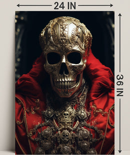 Regal Skull Artistry Poster PosterGoat