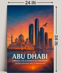 Abu Dhabi Elegance Poster: Cultural and Heritage Poster
