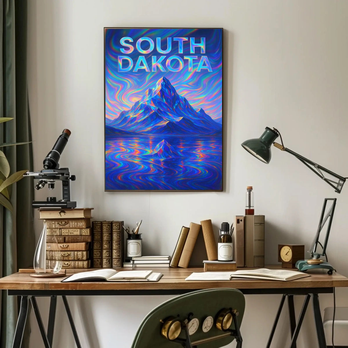 South Dakota Vibrant Landscapes Poster