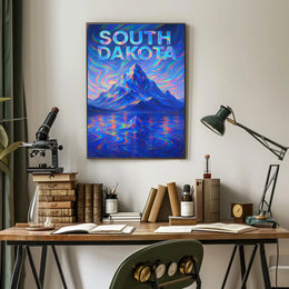 South Dakota Vibrant Landscapes Poster