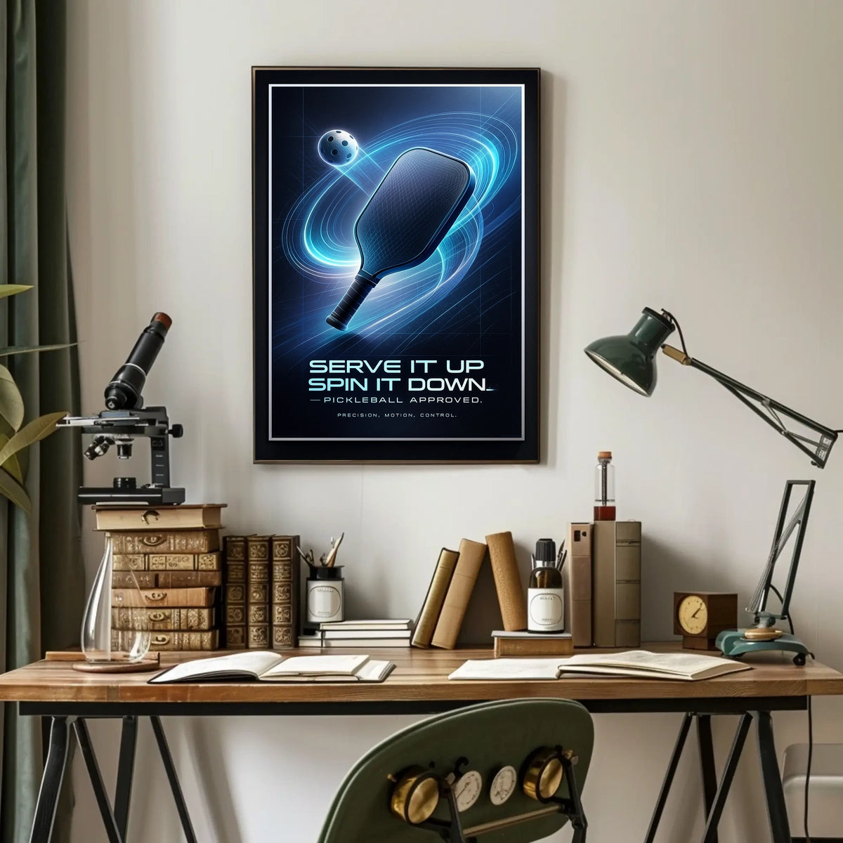 Pickleball Precision Poster