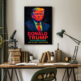 Donald Trump Neon Legacy in Motion Poster