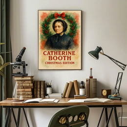 Victorian Christmas Woman Heritage Poster
