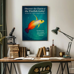 Discover The Charm Of The Firefish Goby Poster