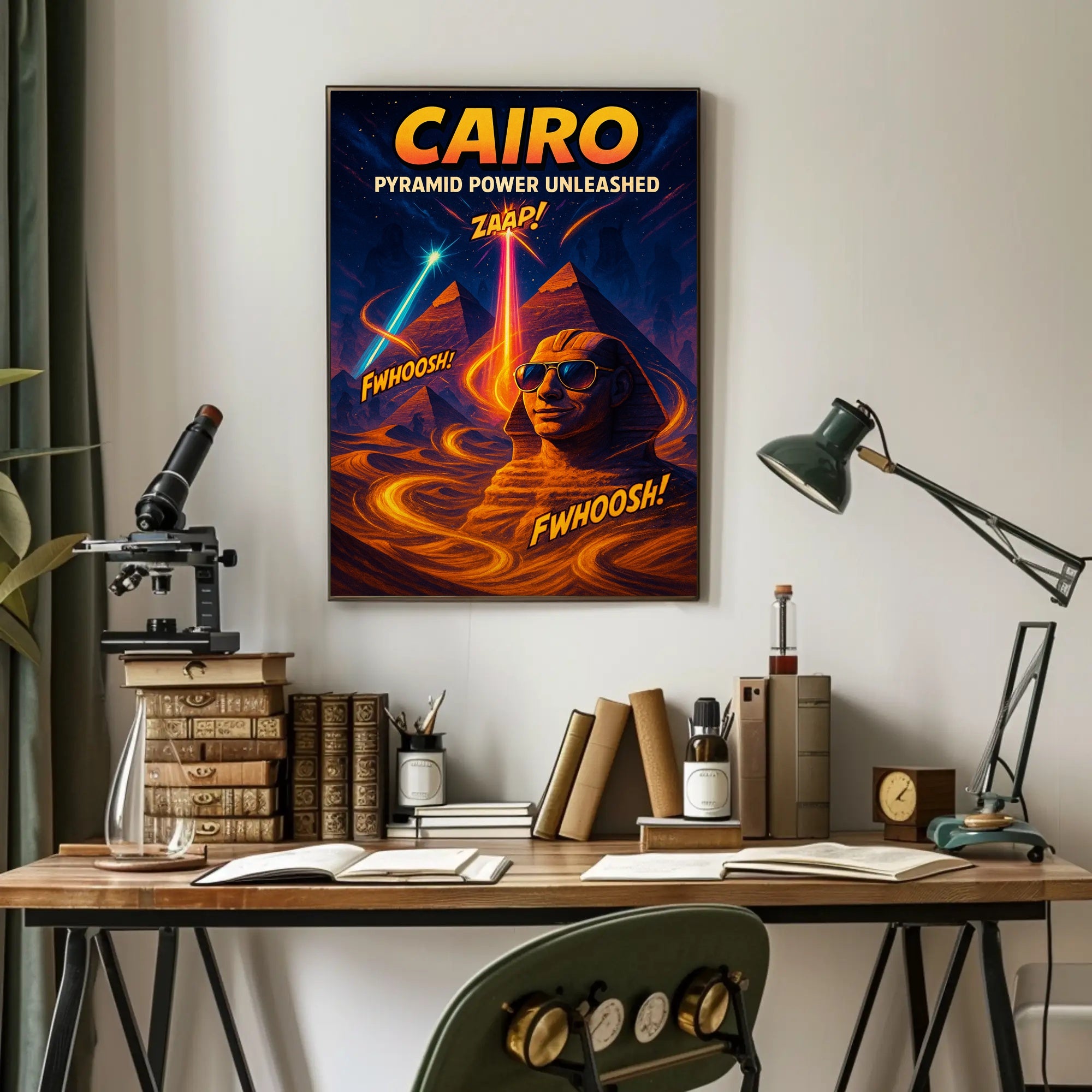 Cairo – Pyramid Power Unleashed Poster PosterGoat