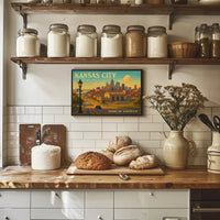 Kansas City Heart of America Travel Poster