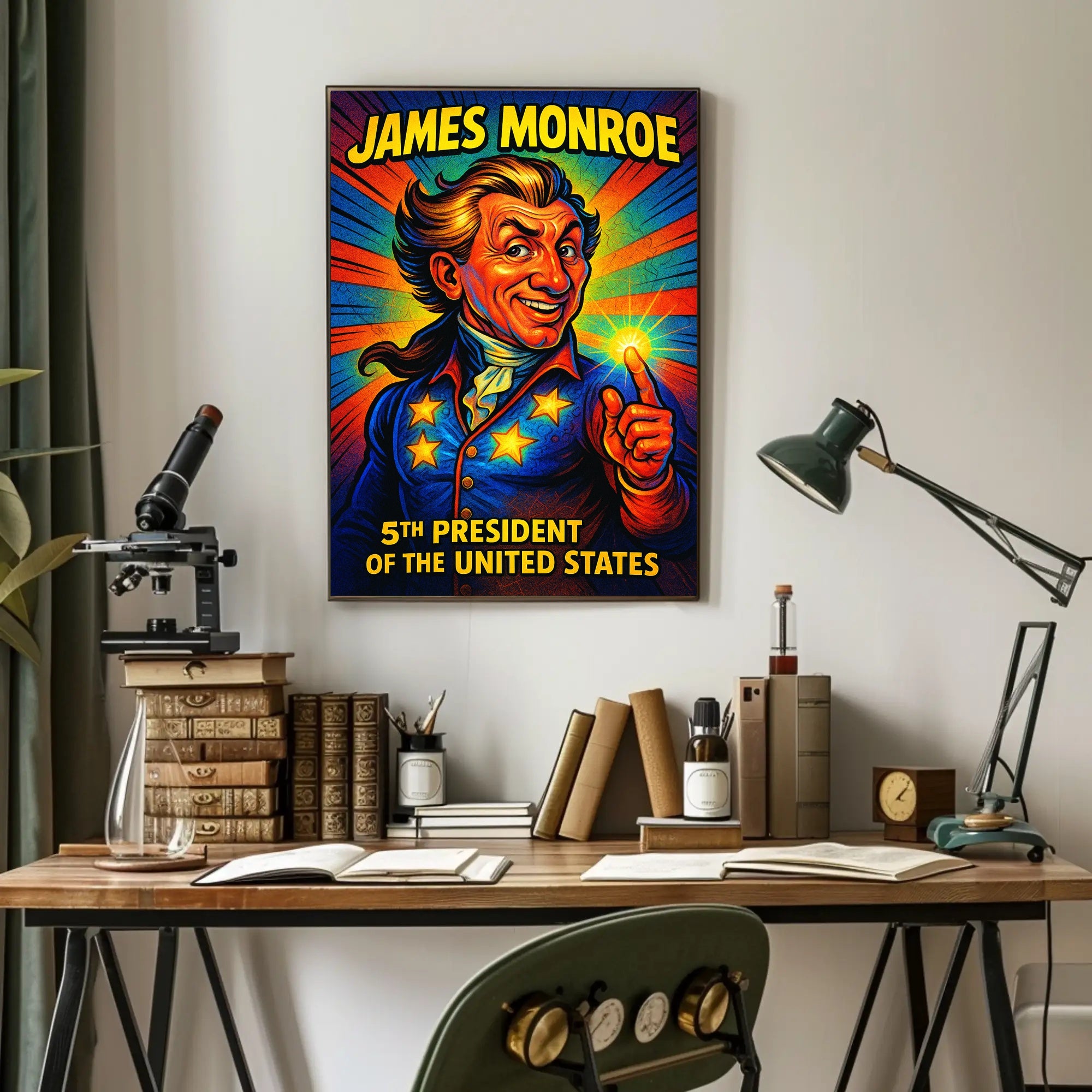 James Monroe 5th President Poster PosterGoat