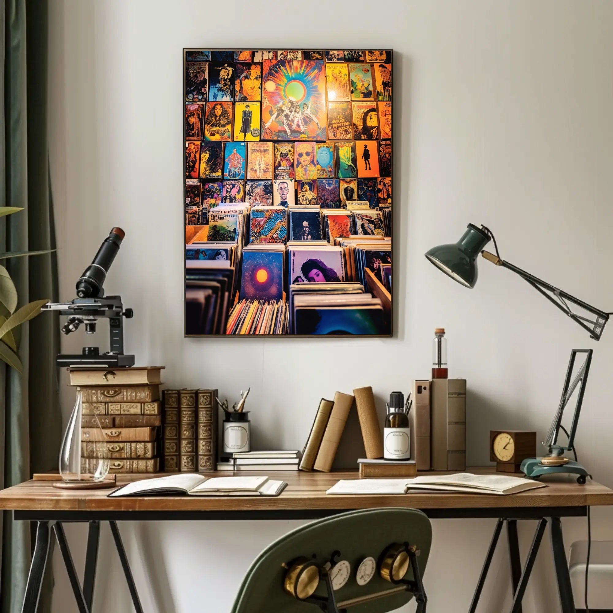Vibrant Vinyl Collection Poster