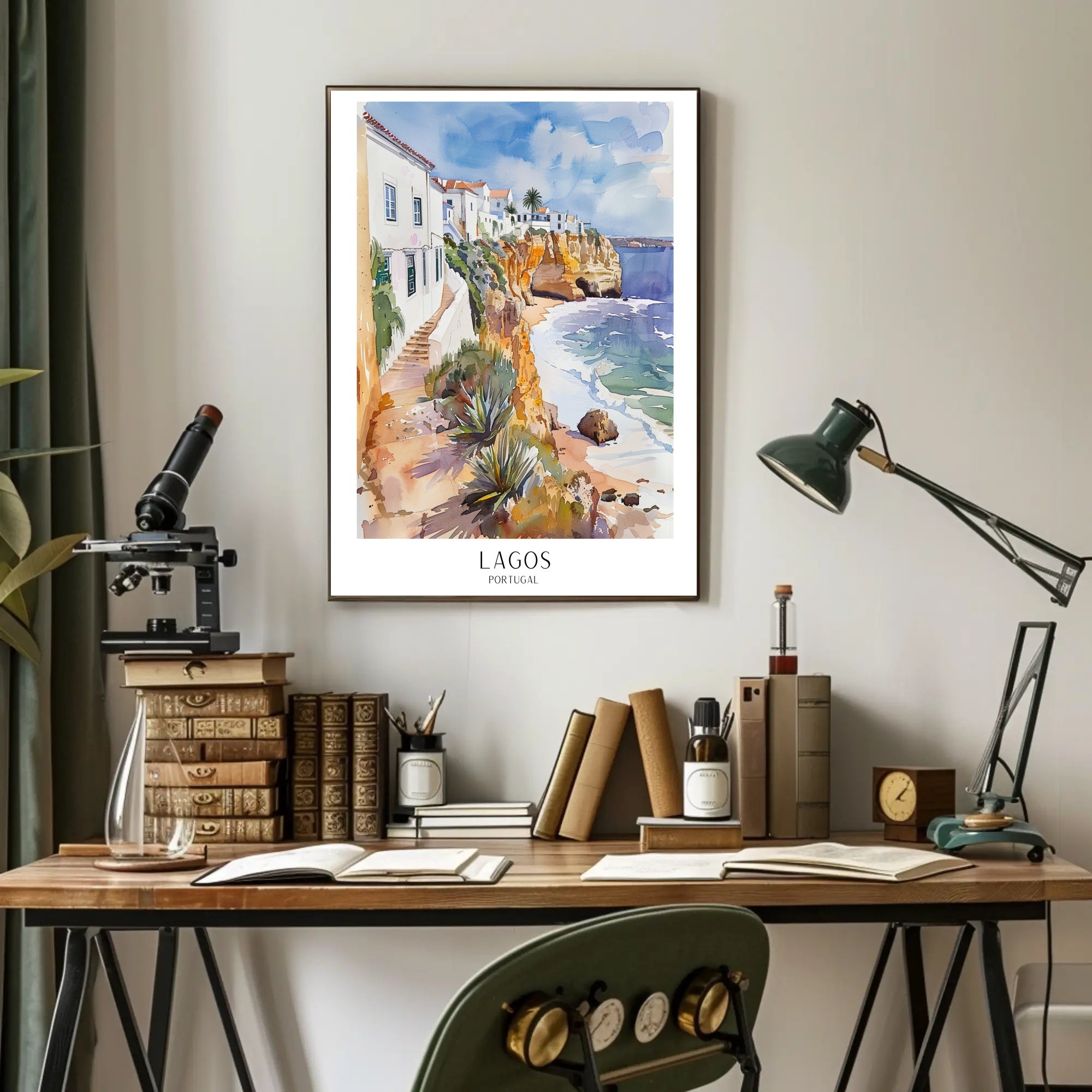 Lagos Portugal Scenic View Travel Poster PosterGoat