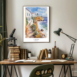 Lagos Portugal Scenic View Travel Poster PosterGoat