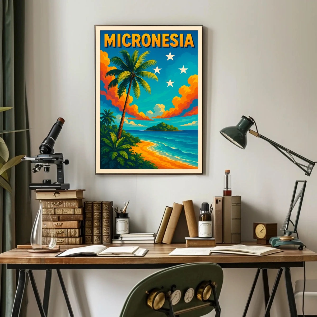 Micronesia Paradise Poster