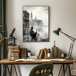 Venetian Gondola Voyage in Venice Travel Poster