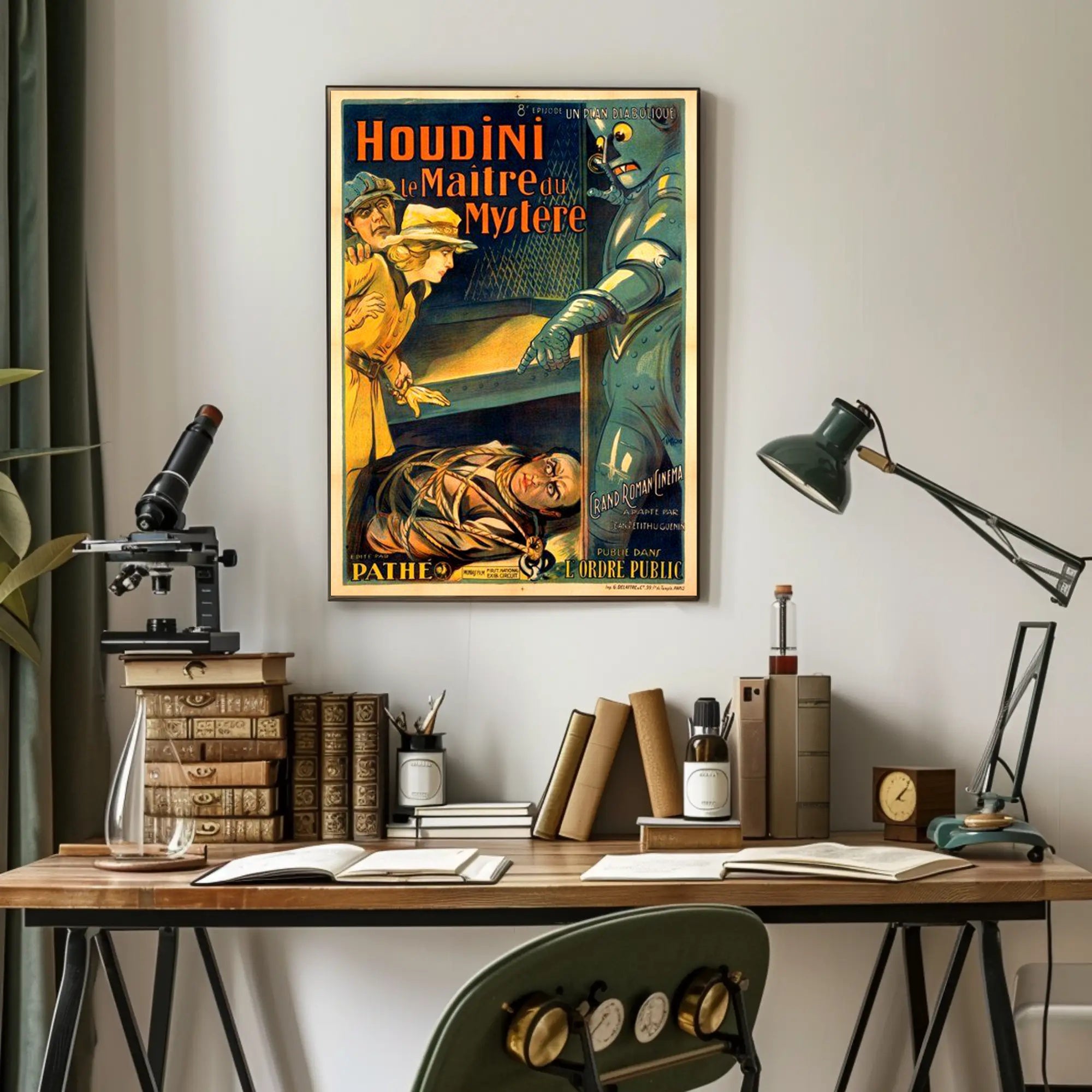 Mystery and Sci-Fi Escape Artistry Futuristic Sci-Fi Poster