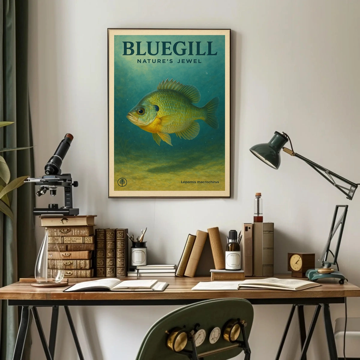Bluegill NatureS Jewel Poster