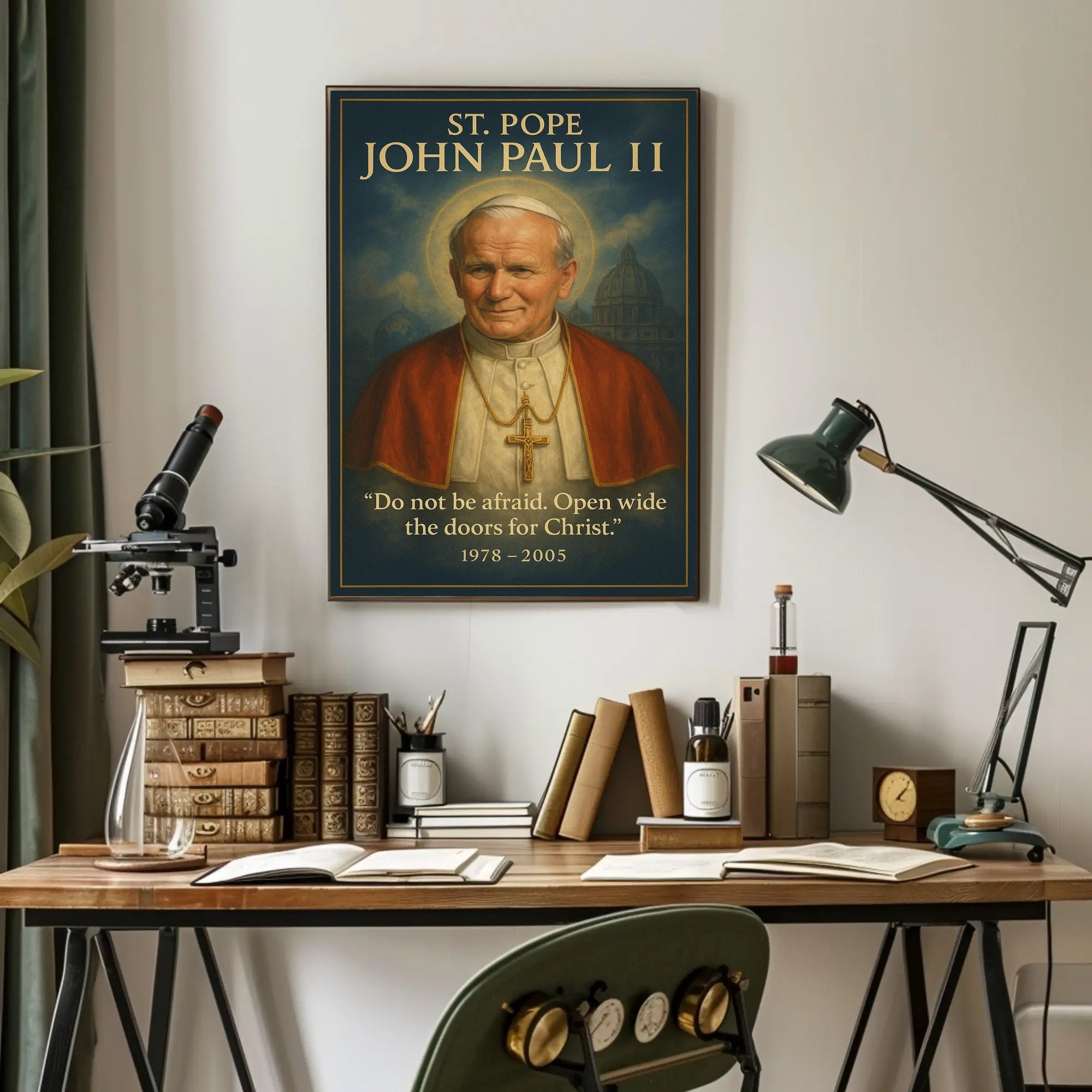 St. Pope John Paul II Poster PosterGoat