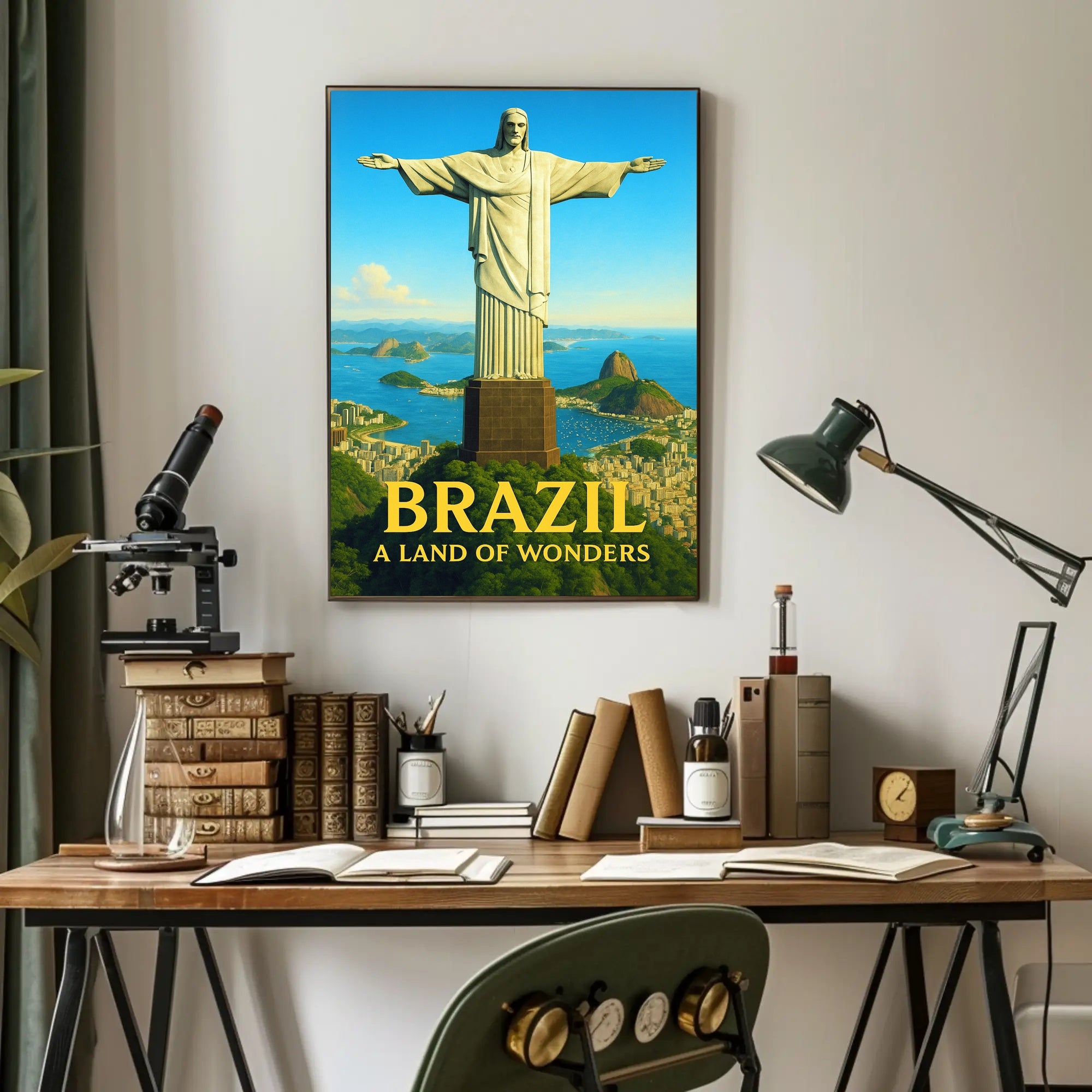 Brazil A Land of Wonders Poster PosterGoat