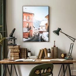 Winter Village Serenity Poster