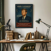 John F. Kennedy Vintage Presidential Poster Art