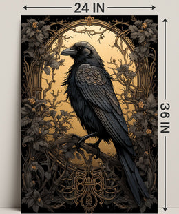 The Majestic Raven Poster