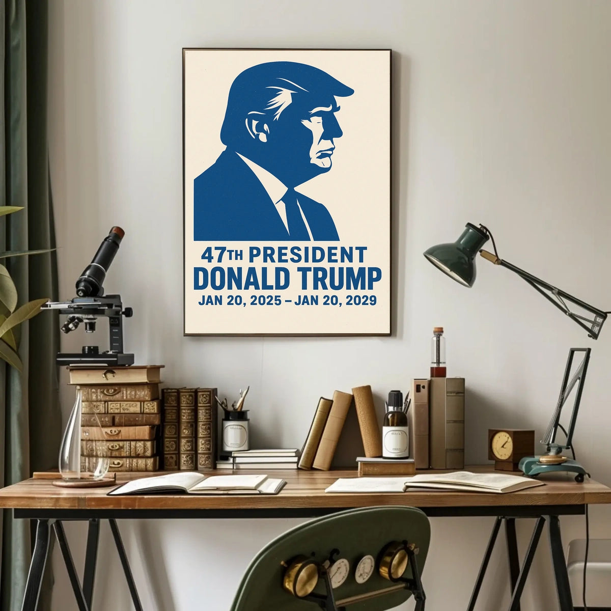 Donald Trump A Vision in Red, White, and Blue Poster