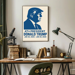 Donald Trump A Vision in Red, White, and Blue Poster