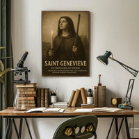Saint Genevieve Patroness Of Paris Poster