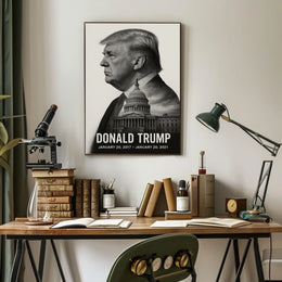 Donald Trump 45th President of the United States Reflections Poster