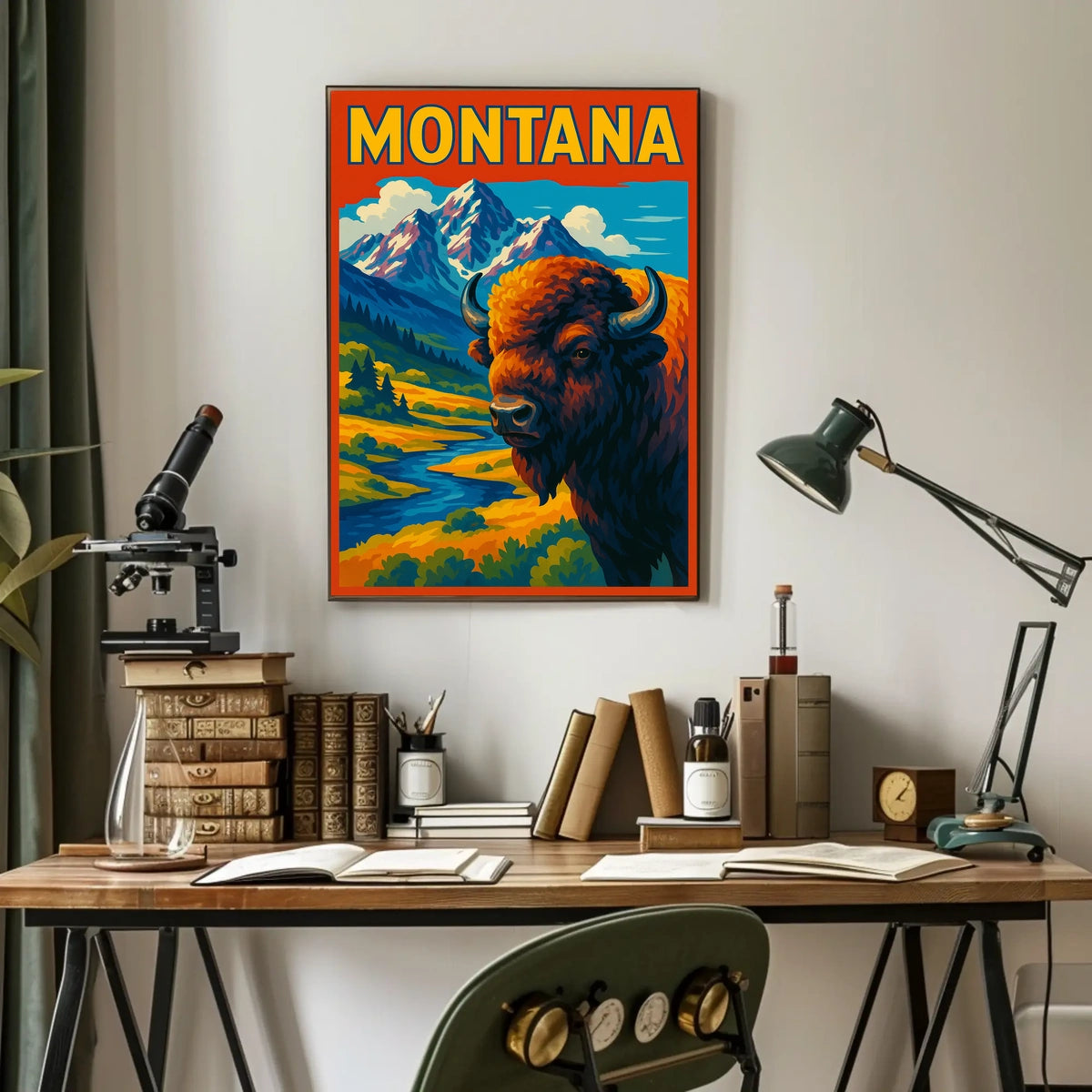 Montana Wilderness Poster
