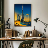 Dubai's Iconic Skyline Poster