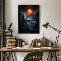Enchanted Nightscape Poster