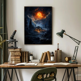 Enchanted Nightscape Poster