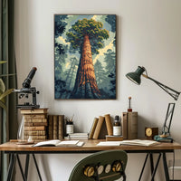 Majestic Redwood Poster