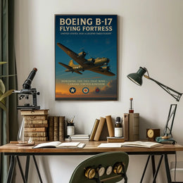Boeing B-17 Flying Fortress Poster