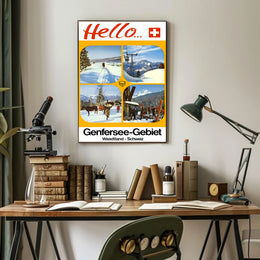 Winter Adventures in Waadtland Poster PosterGoat