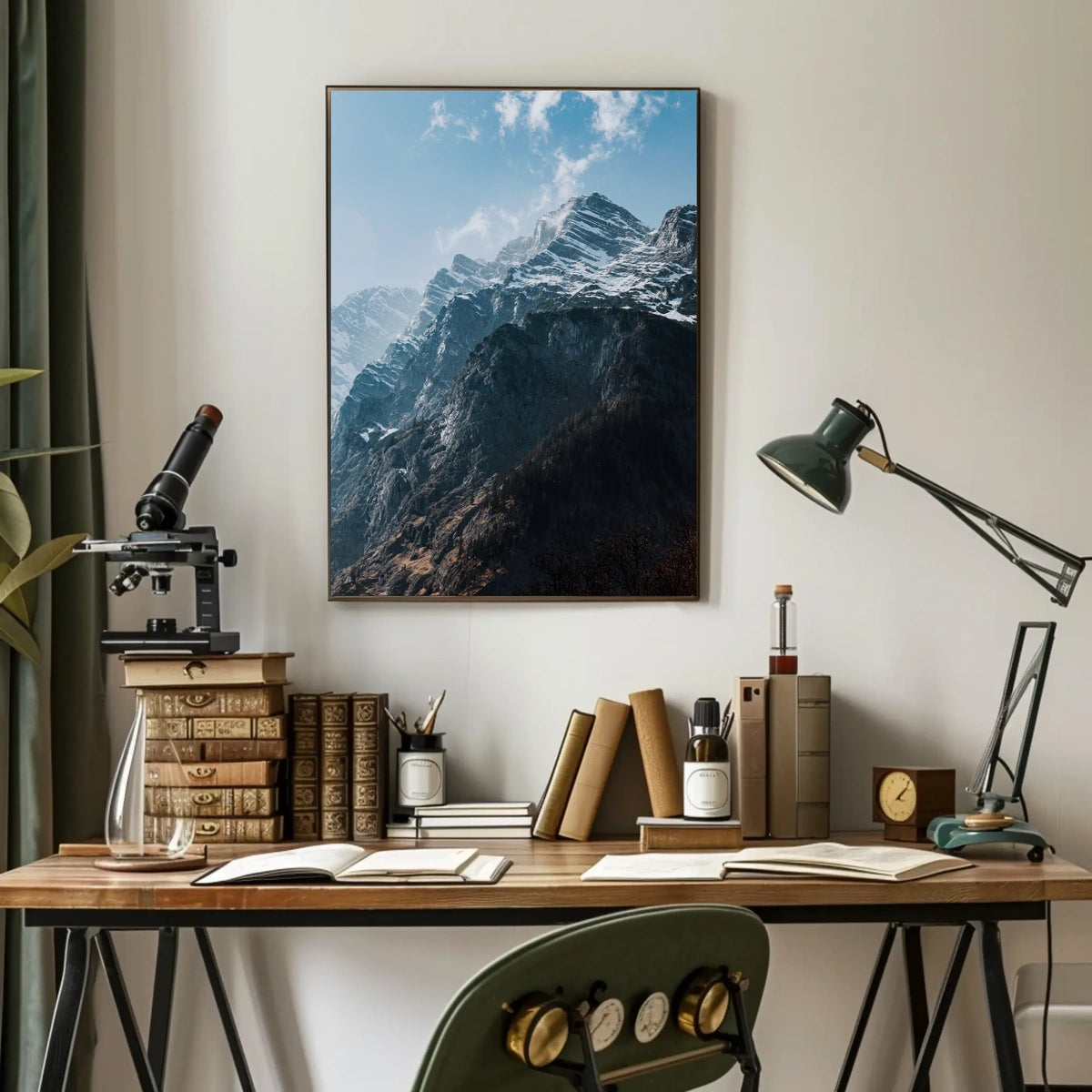 Majestic Mountain Peaks Poster
