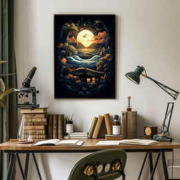 Enchanted Storybook Landscape Poster