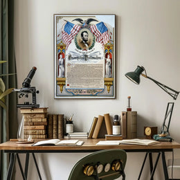 Abraham Lincoln Early Standing Pose Poster Art Print PosterGoat