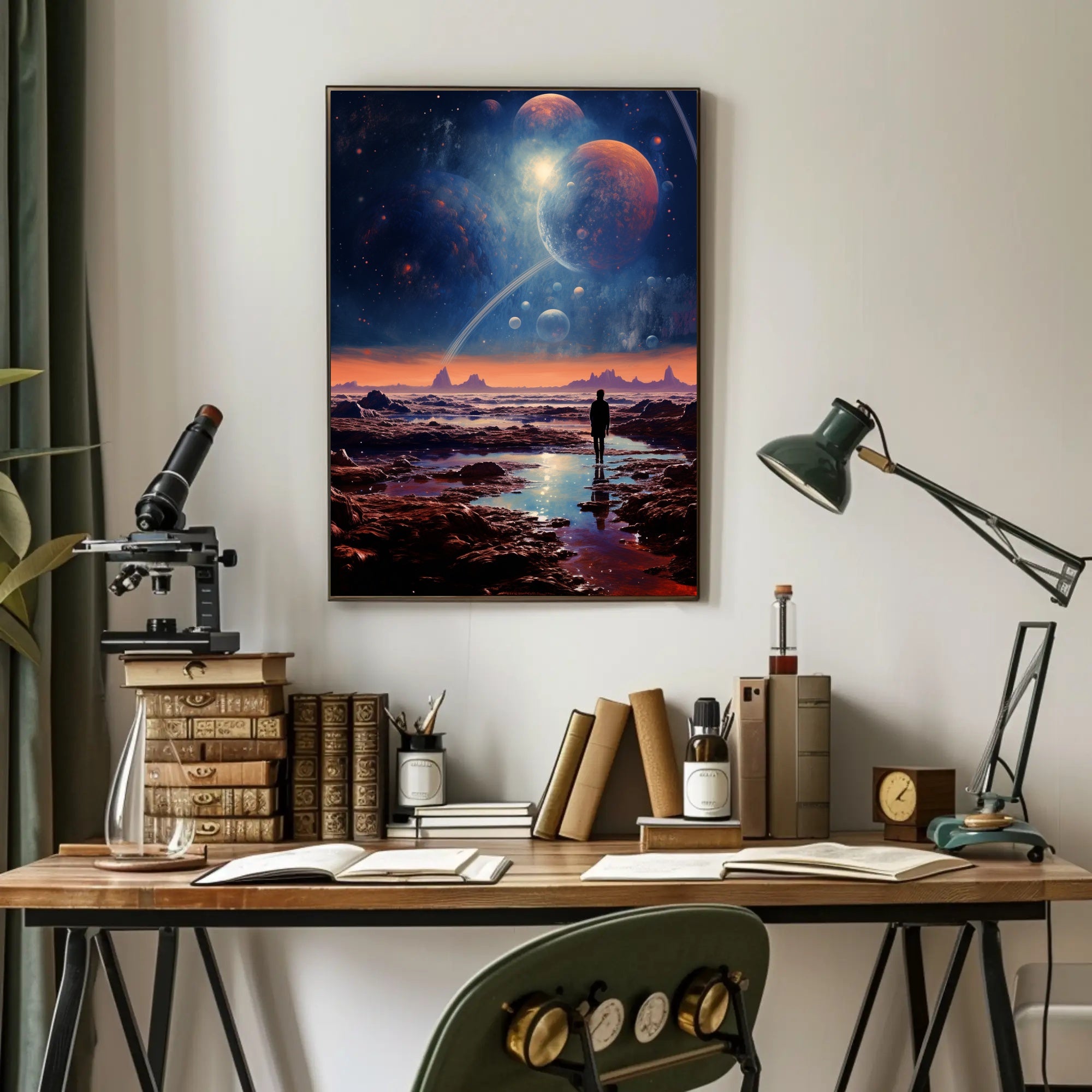 Cosmic Wanderer Poster PosterGoat