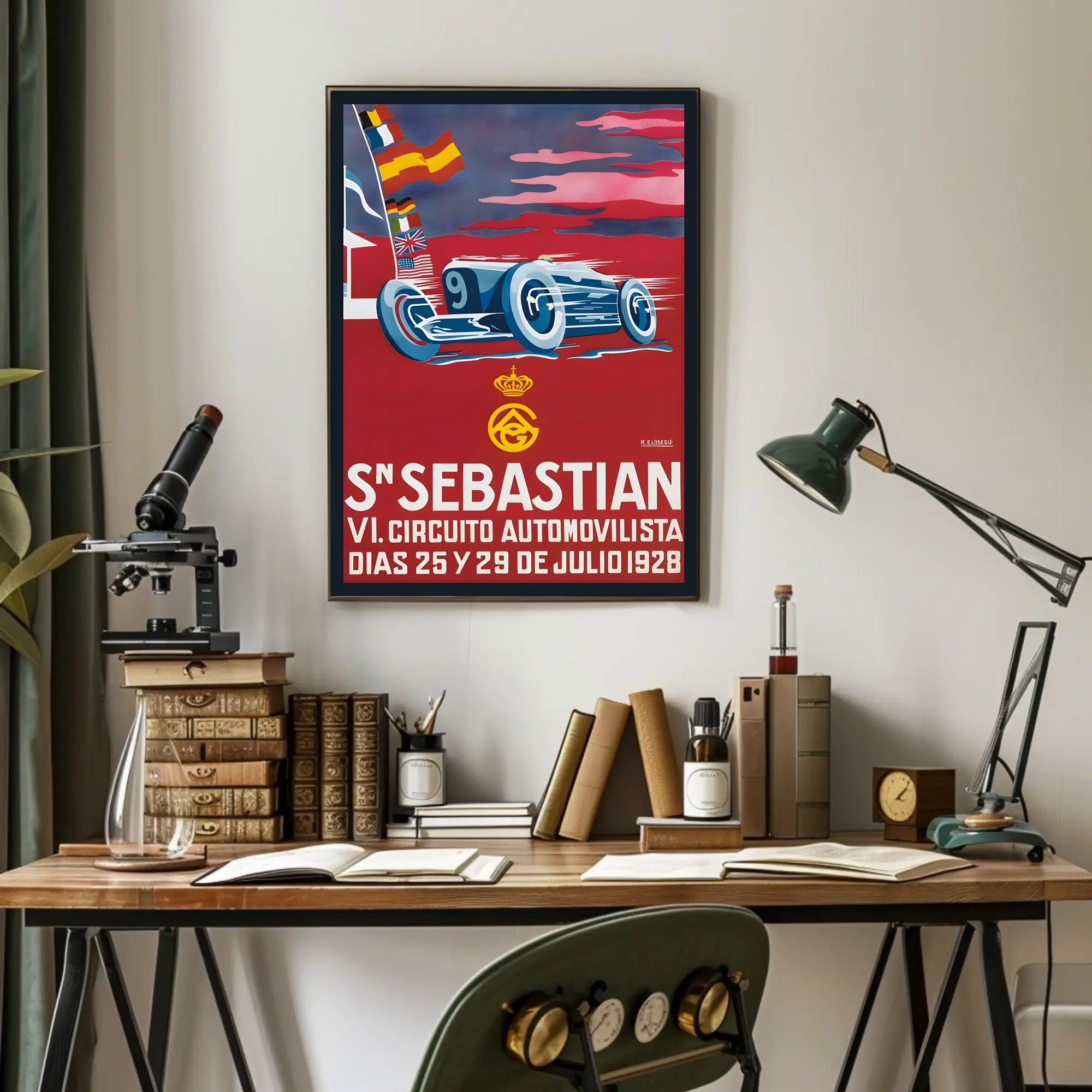 San Sebastián Automotive Circuit 1928 Poster