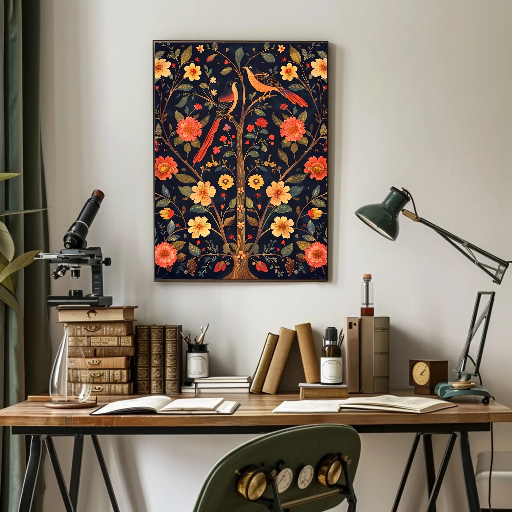 Enchanted Garden Wall Art Print for Home Decor