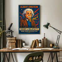 Albert Einstein Theory Of Relativity Poster