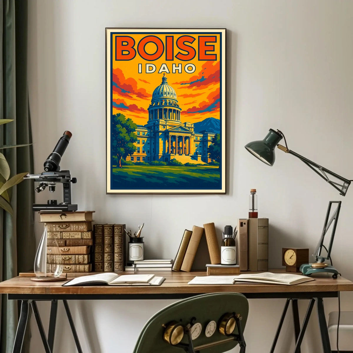Boise, Idaho Capitol Building Poster