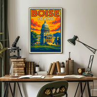 Boise, Idaho Capitol Building Poster