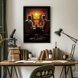 Futuristic Encounter Poster