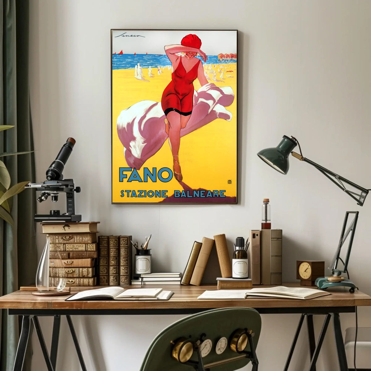 Fano Stazione Balneare Poster