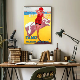 Fano Stazione Balneare Poster