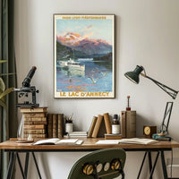 Le Lac DAnnecy Travel Poster