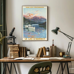 Le Lac DAnnecy Travel Poster