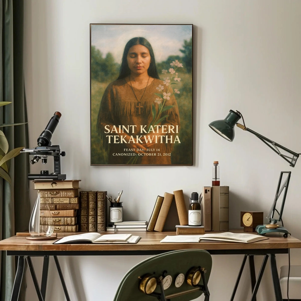Saint Kateri Tekakwitha Poster
